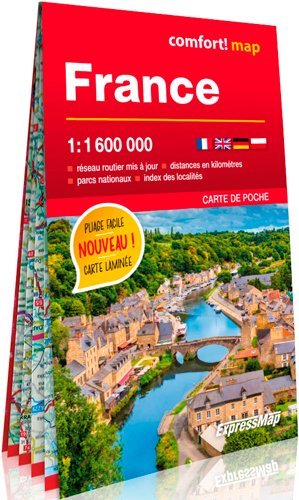France 1/1M600 (Carte De Poche Laminée)