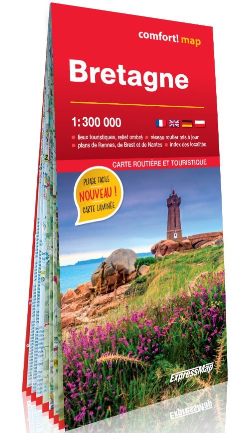 Bretagne 1/300.000 (carte grand format laminée)
