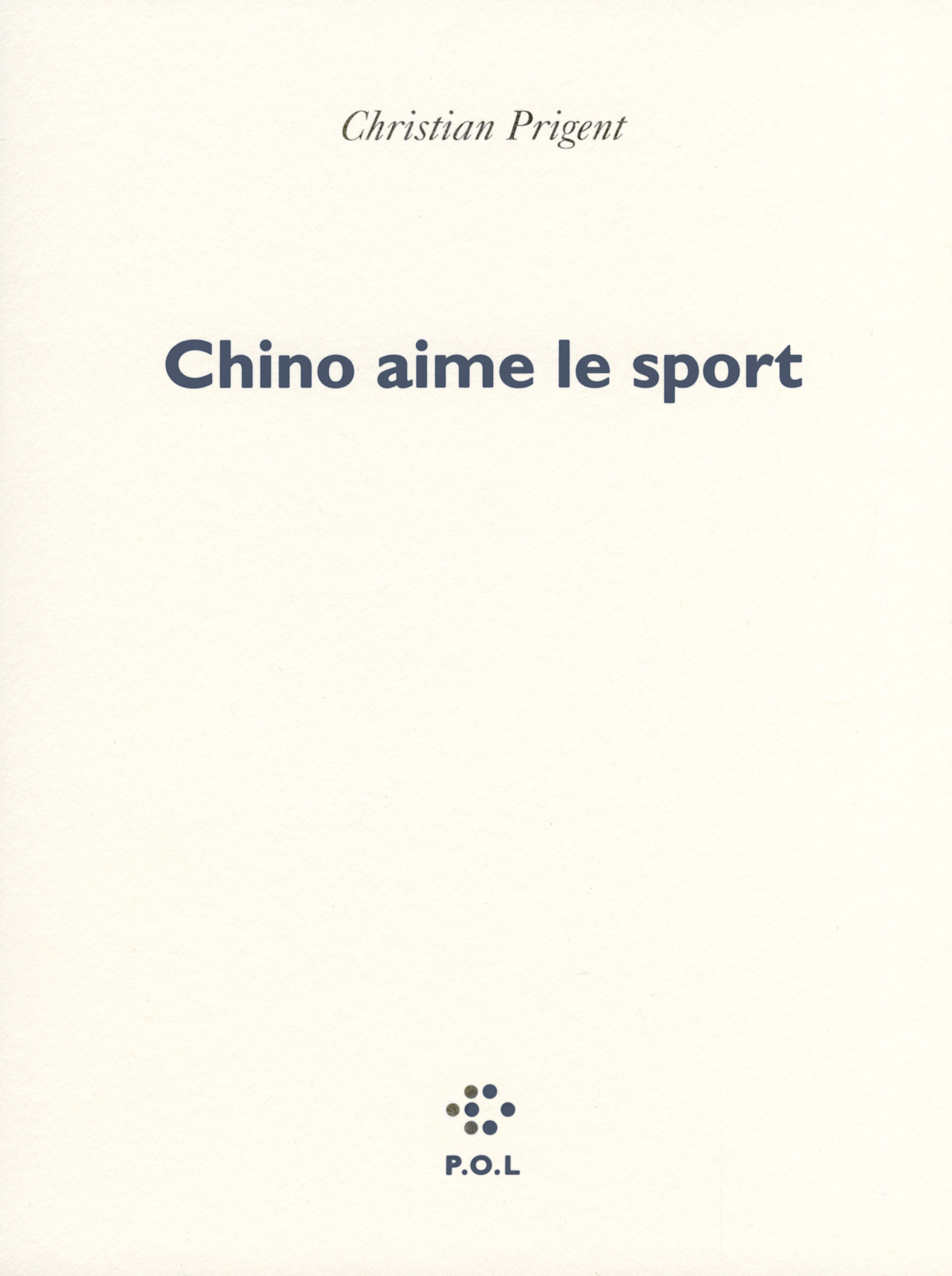 Chino aime le sport