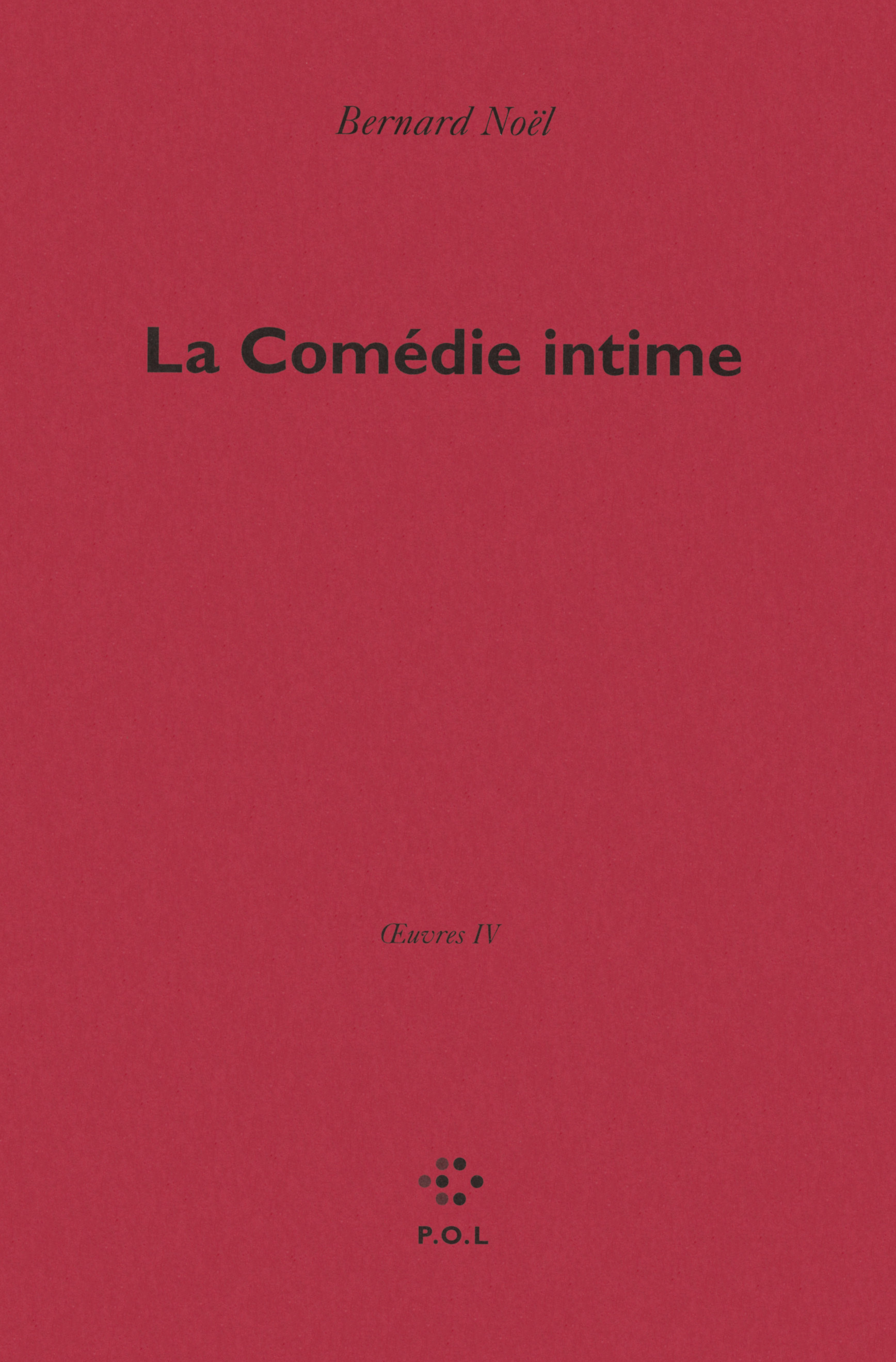 La Comédie intime
