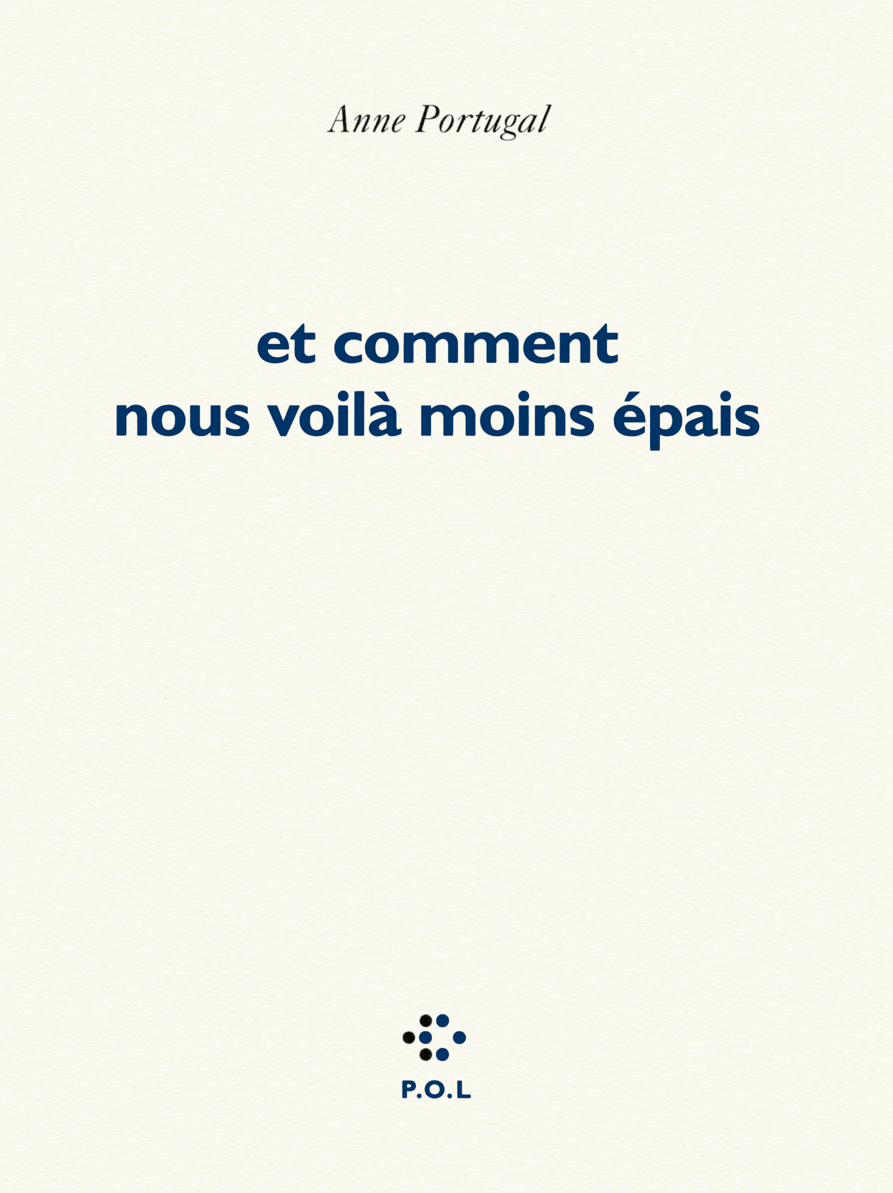 et comment nous voilà moins épais