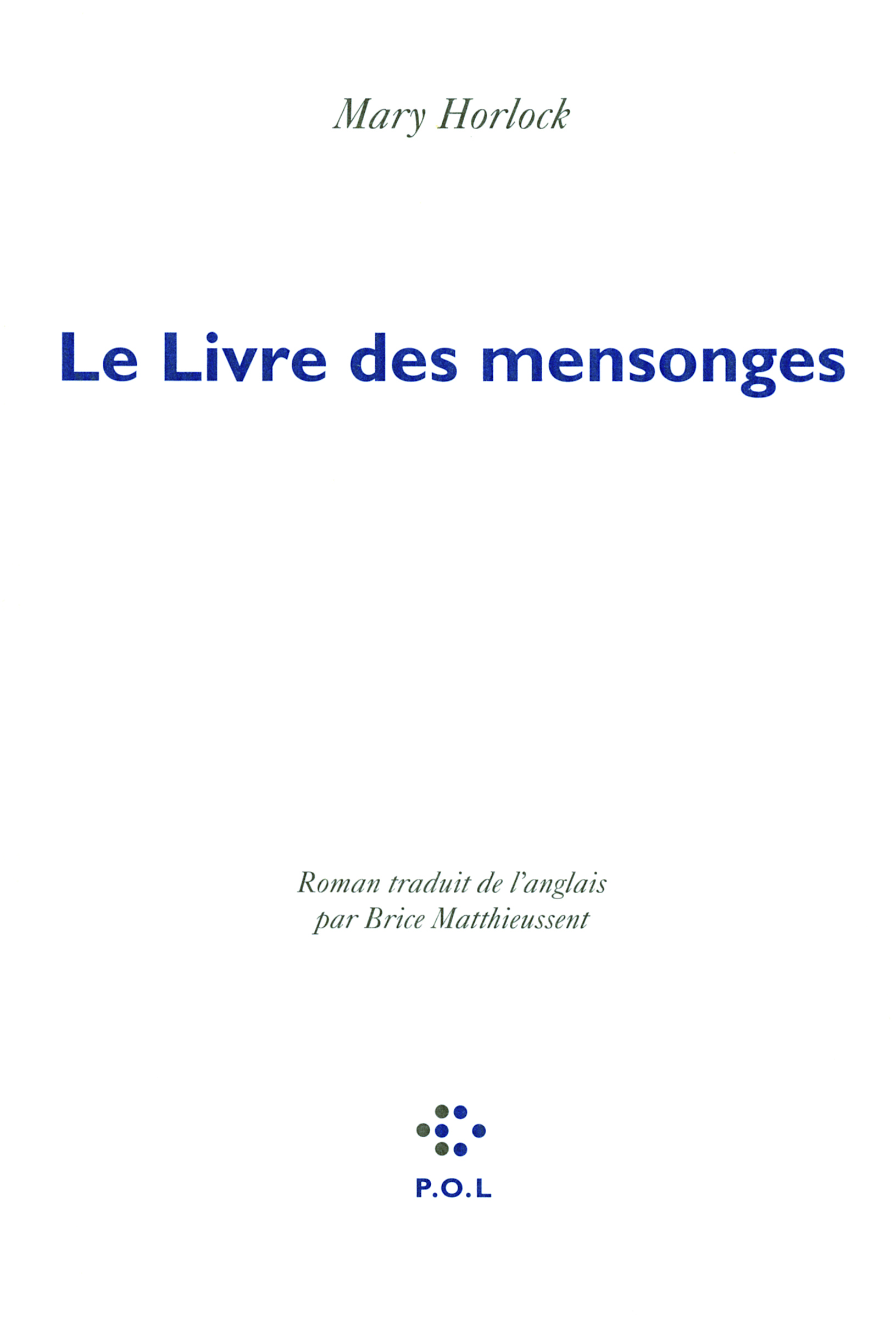 Le Livre des mensonges