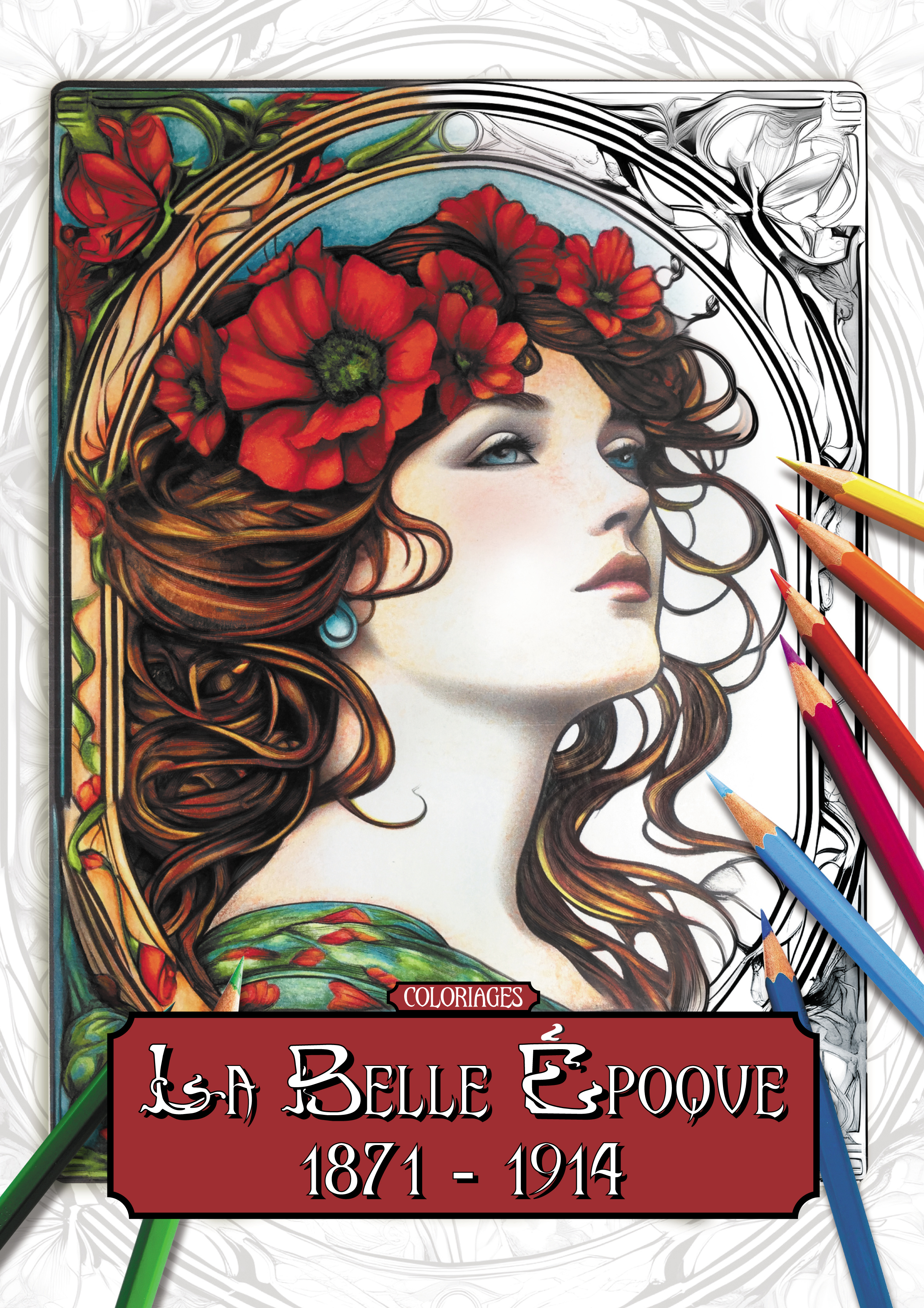 Coloriages pour adultes - La Belle époque