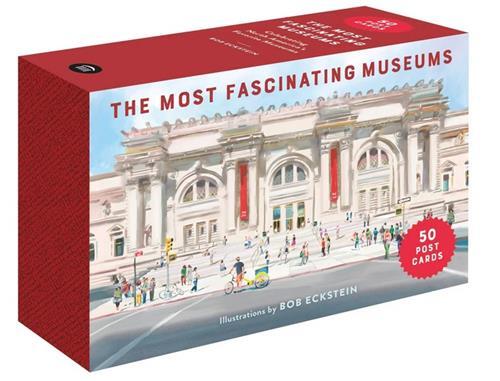The Most Fascinating Museums Postcards /anglais