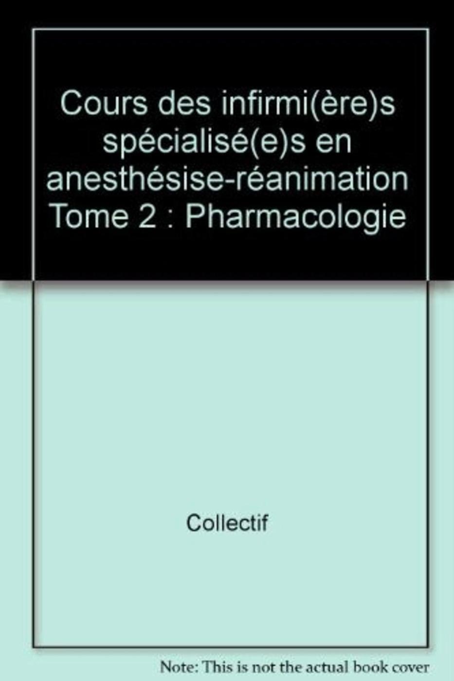 COURS D ISAR N 2 PHARMACOLOGIE