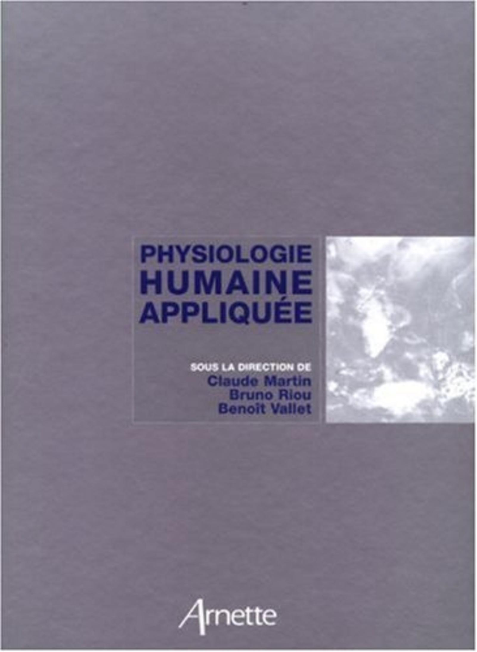 PHYSIOLOGIE HUMAINE APPLIQUEE