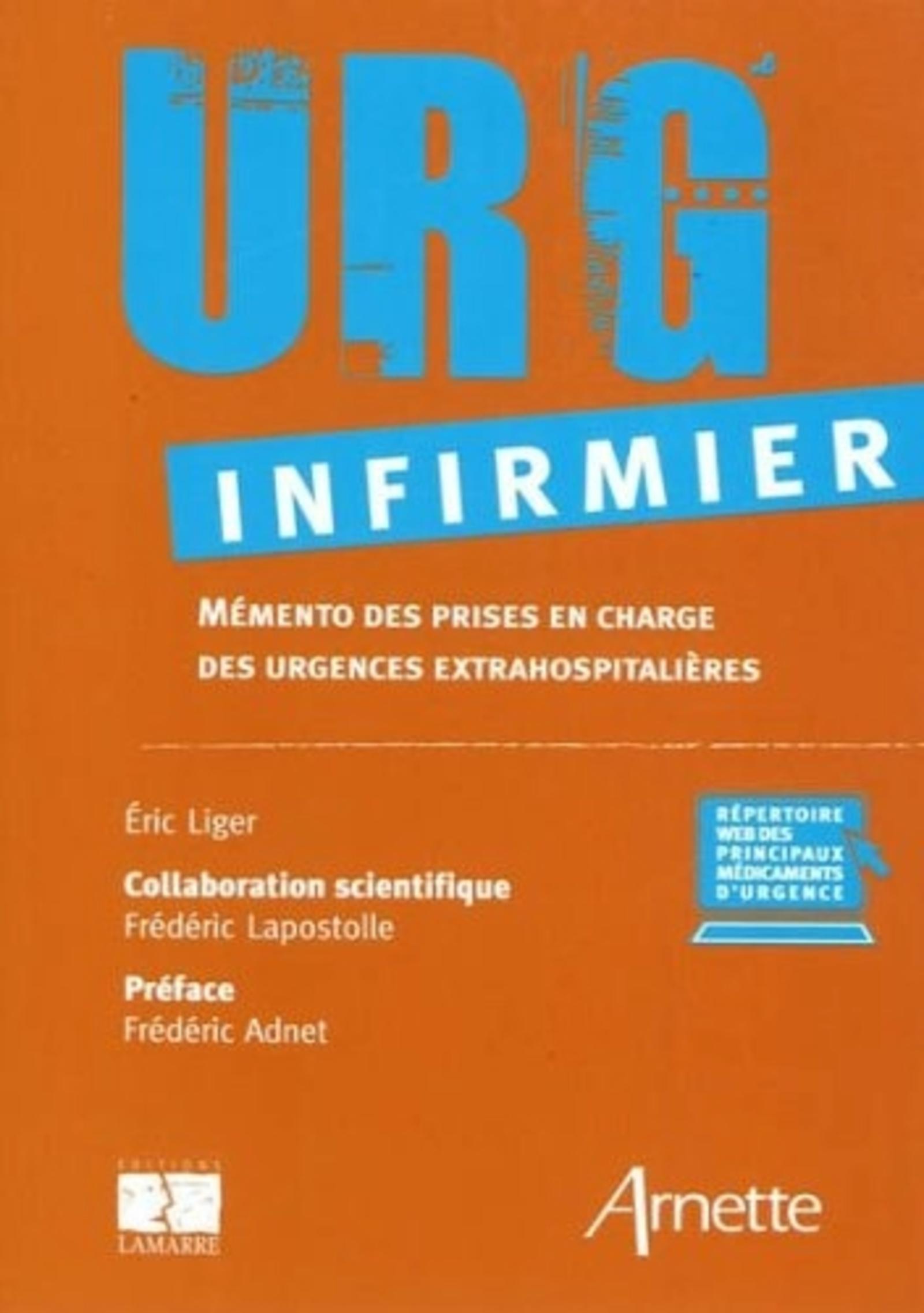 URG INFIRMIER MEMENTO DES PRISES EN CHARGE DES URGENCES EXTRAHOSPITALIERES