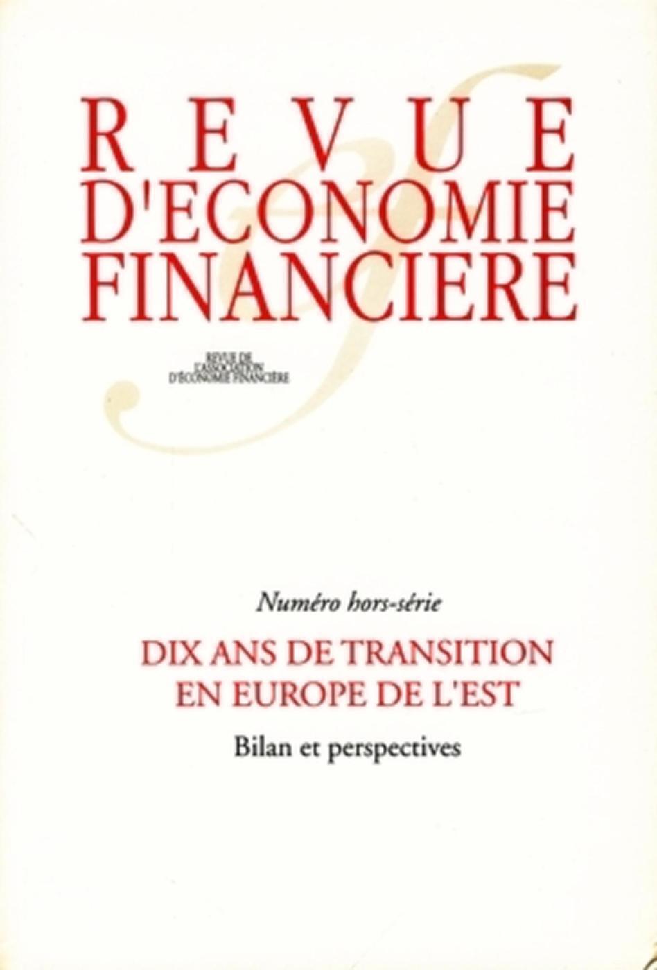 Dix ans de transition en Europe de l'est