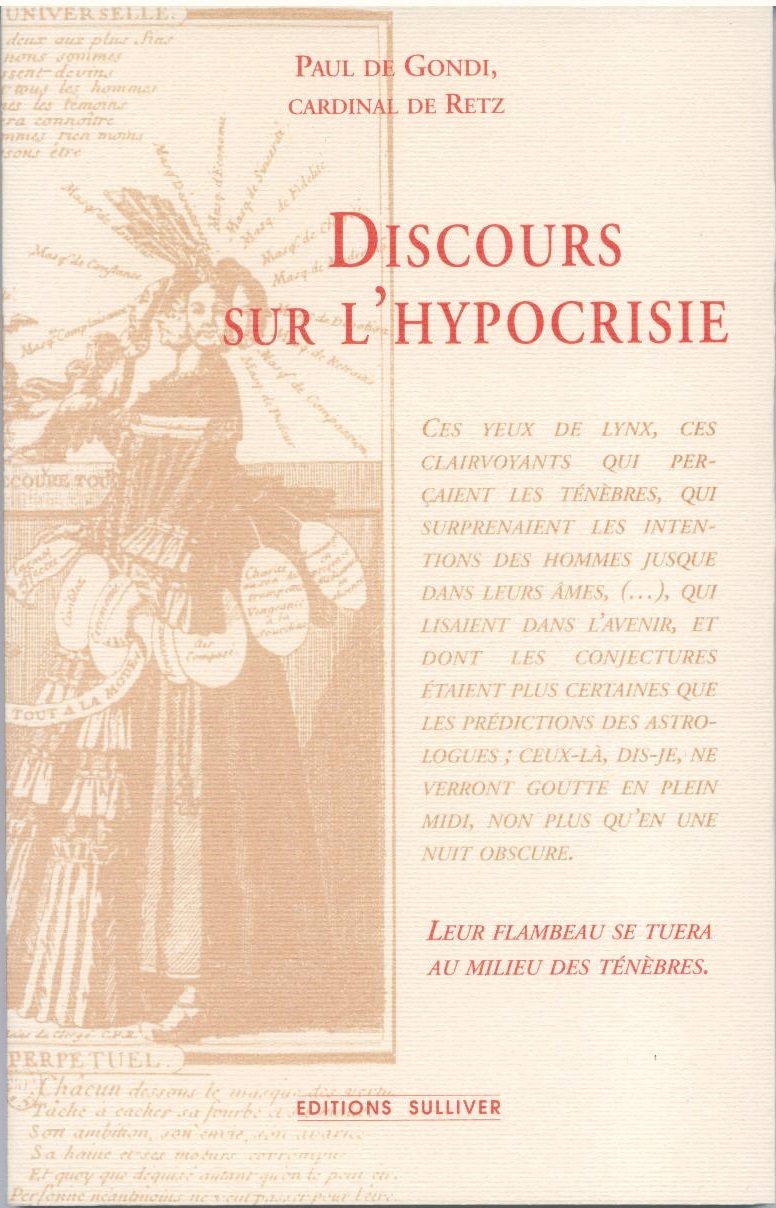 Discours Sur L'Hypocrisie