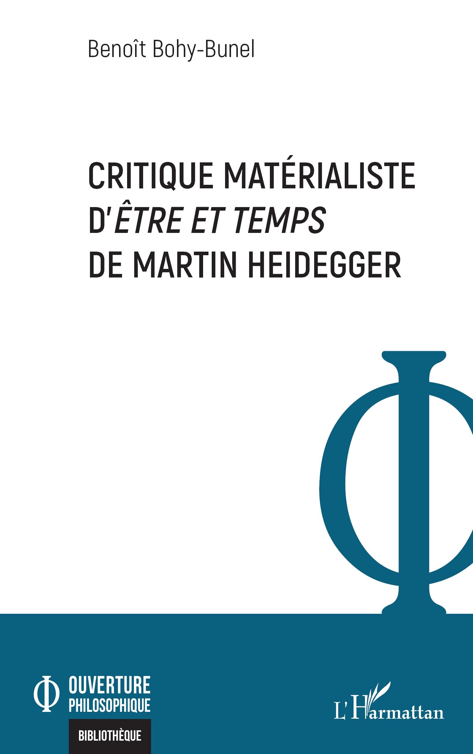 Critique matérialiste d’Être et temps de Martin Heidegger