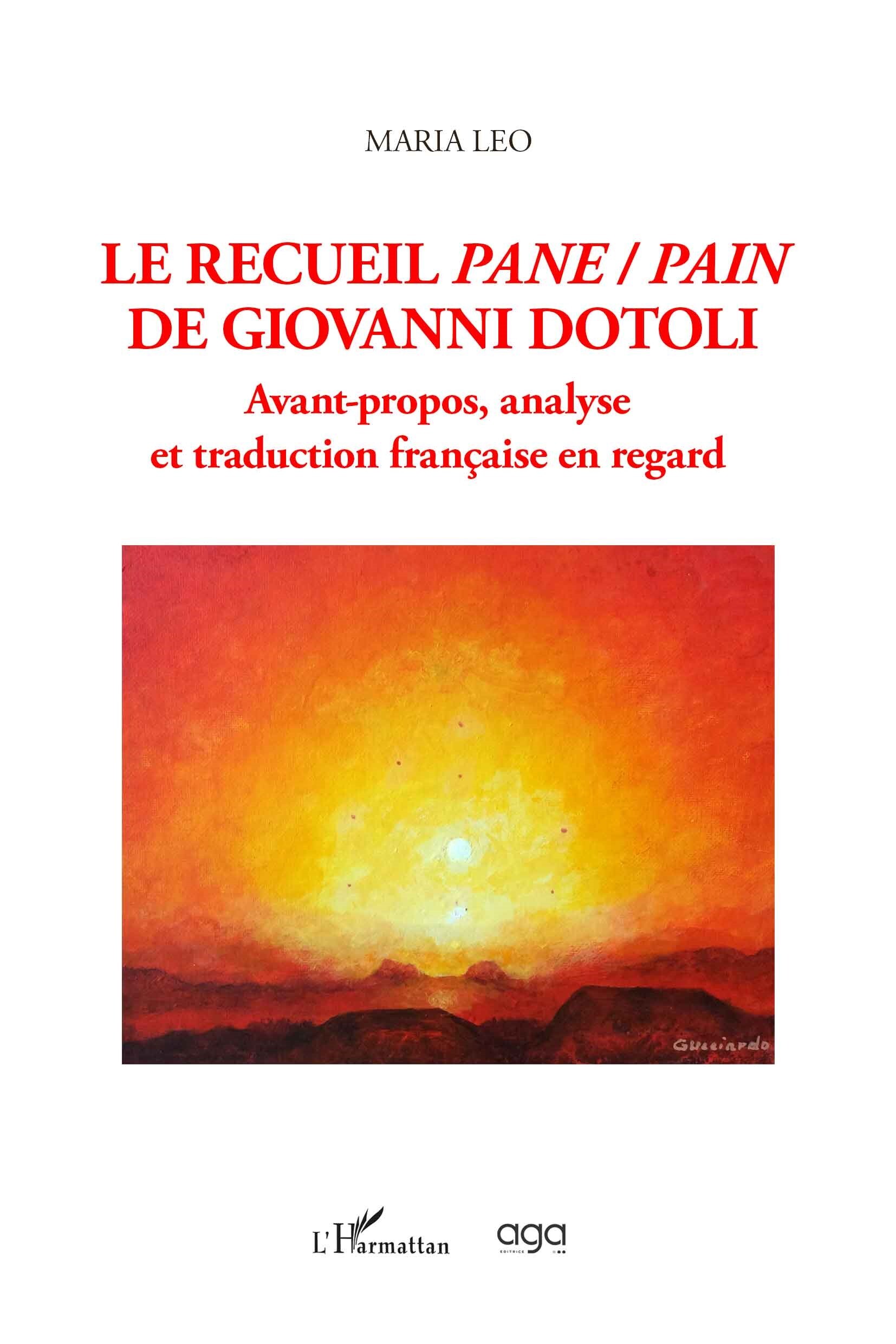 Le recueil pane / pain de Giovanni Dotoli