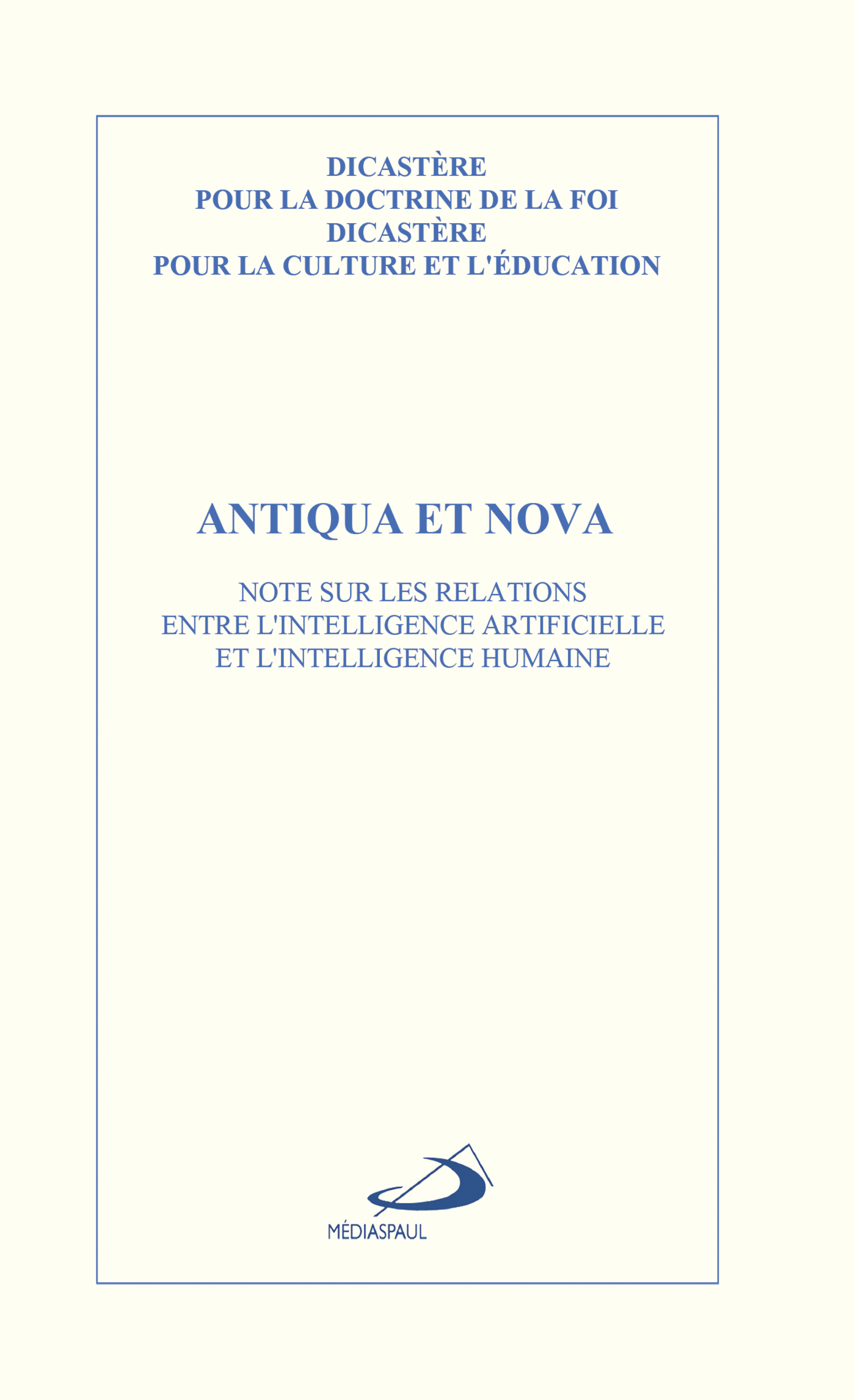 Antiqua et Nova