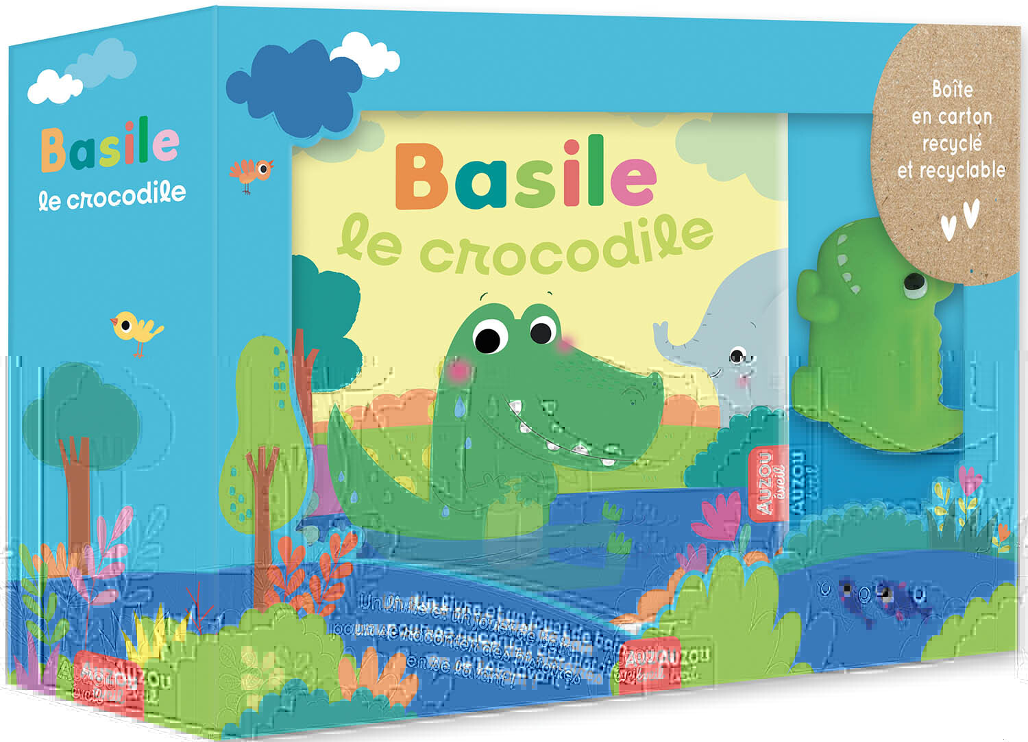 Mon premier livre de bain - Basile le crocodile