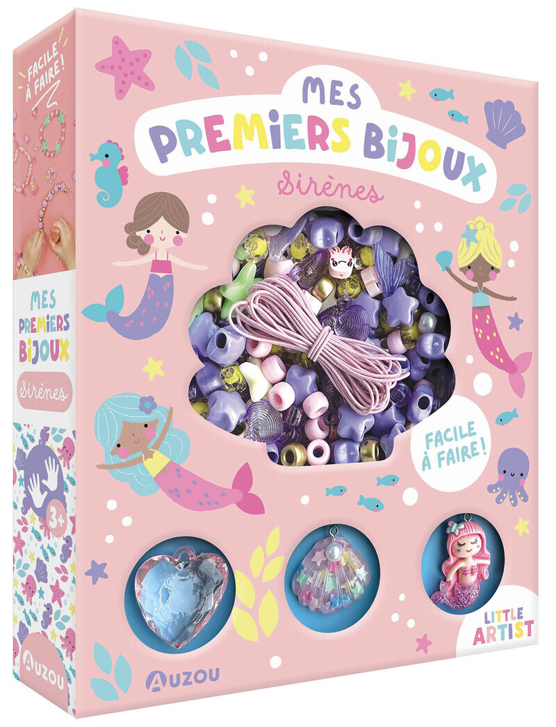 Mes premiers bijoux - sirènes - Facile à faire !