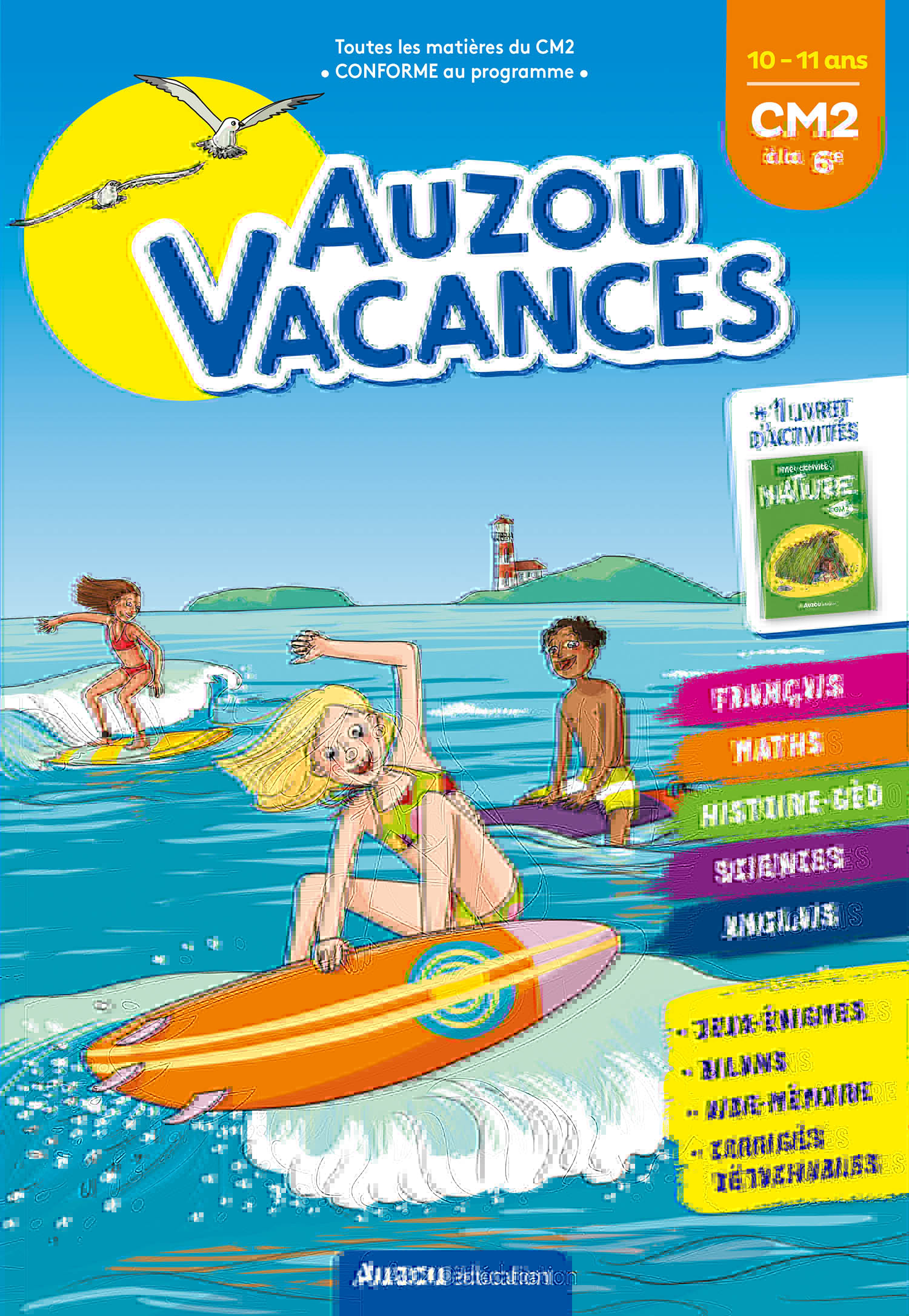 Auzou vacances - Du CM2 à la 6e 2022