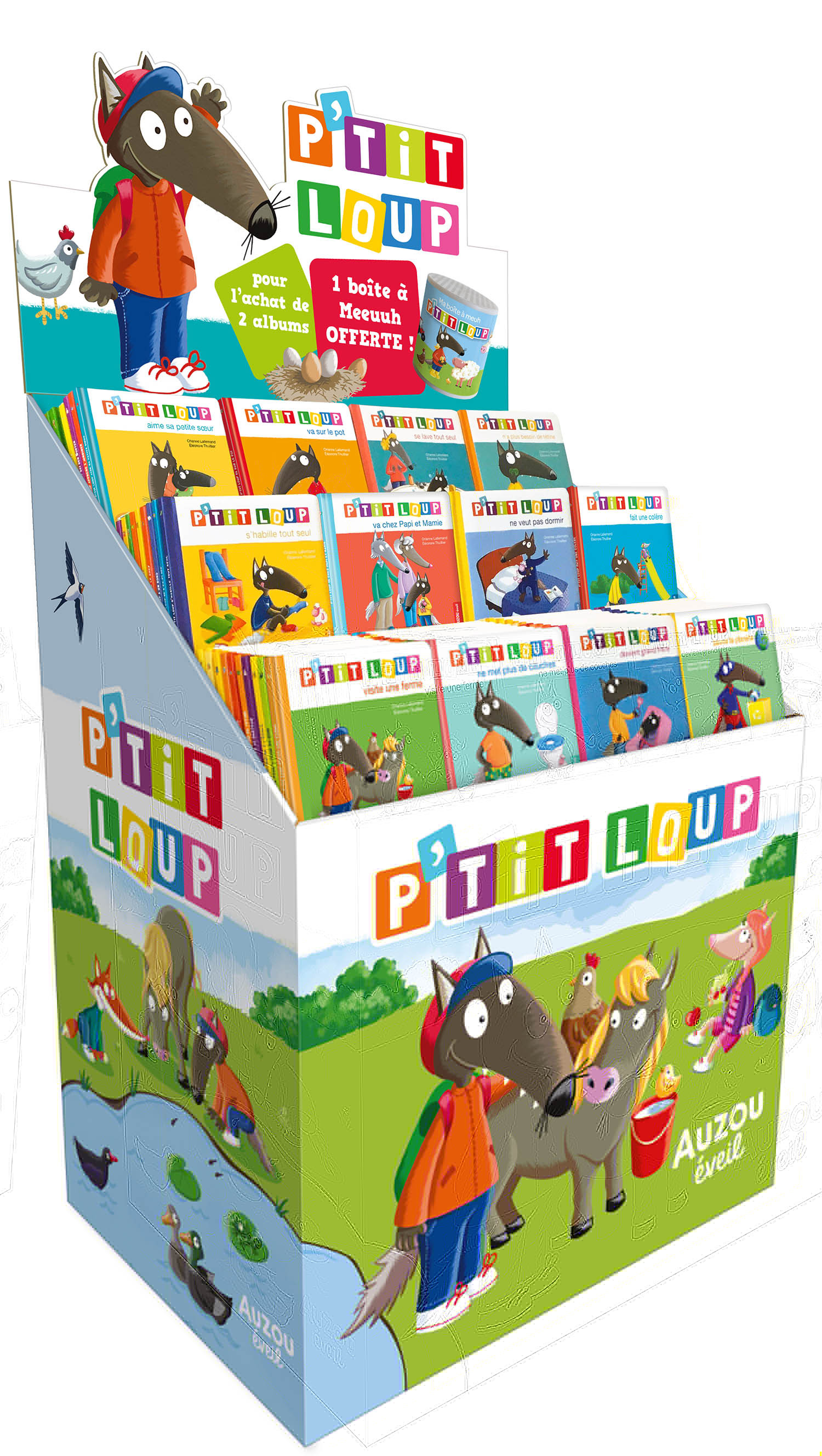 PLV pleine Auzou PT Loup Meuh 0122 80 ex