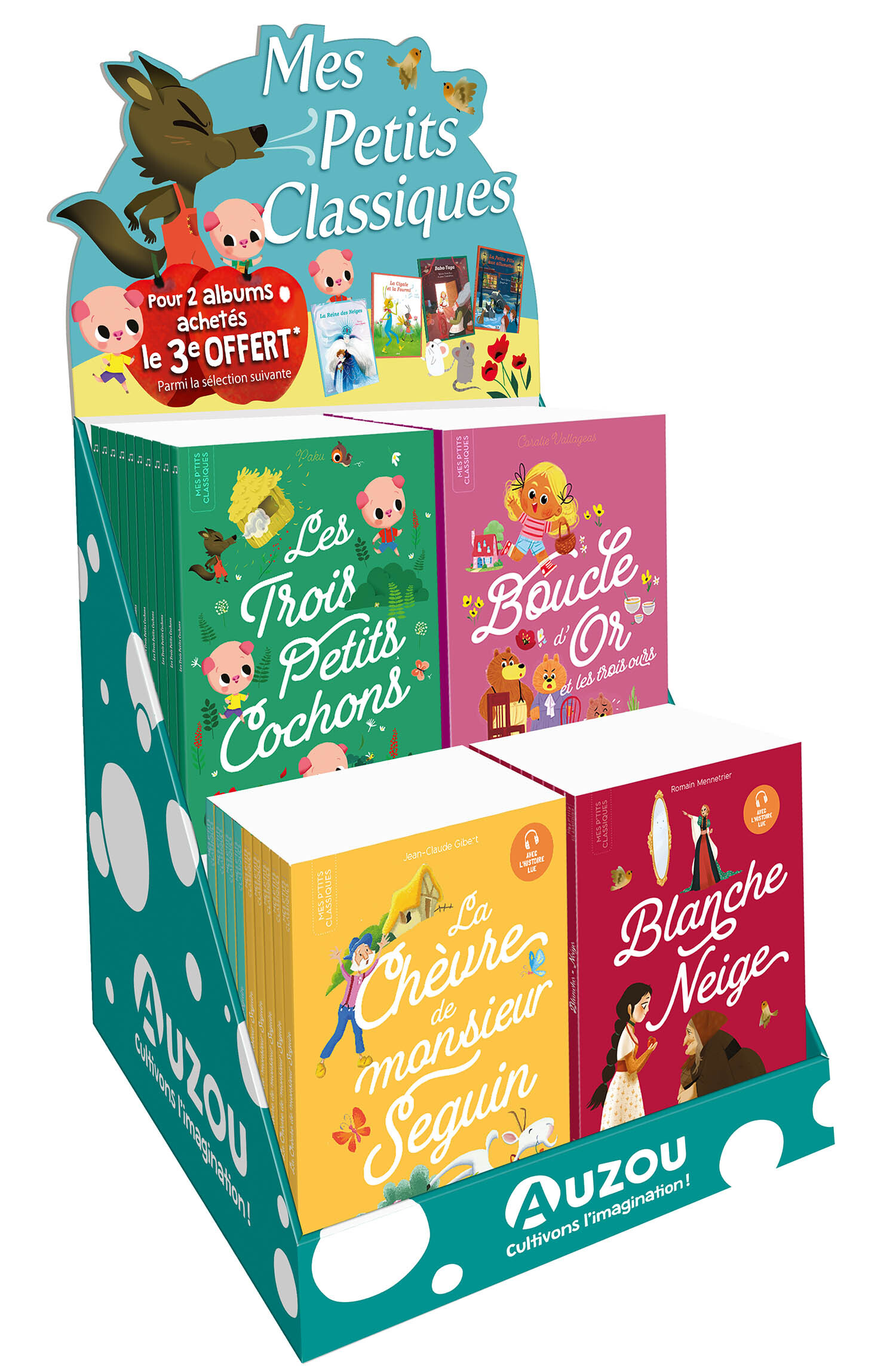 COMPTOIR PLEIN AUZOU LES PTITS CLASSIQUES 40VOL