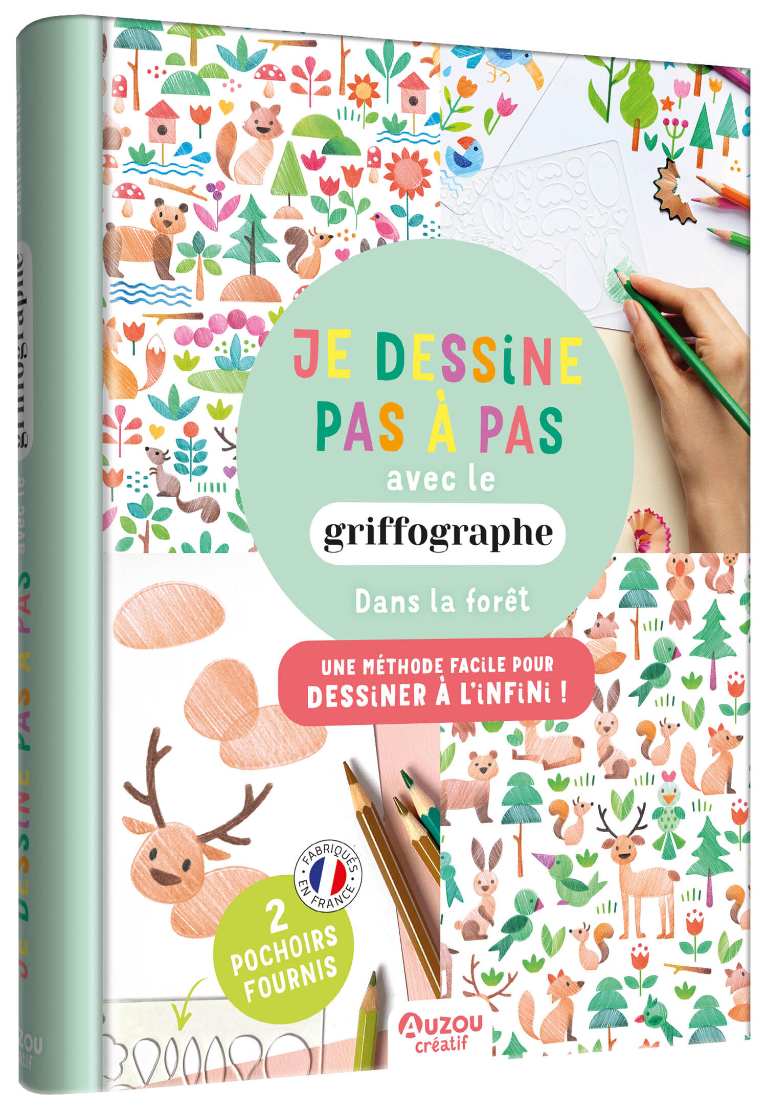 Je dessine pas à pas avec le griffographe - Dans la forêt