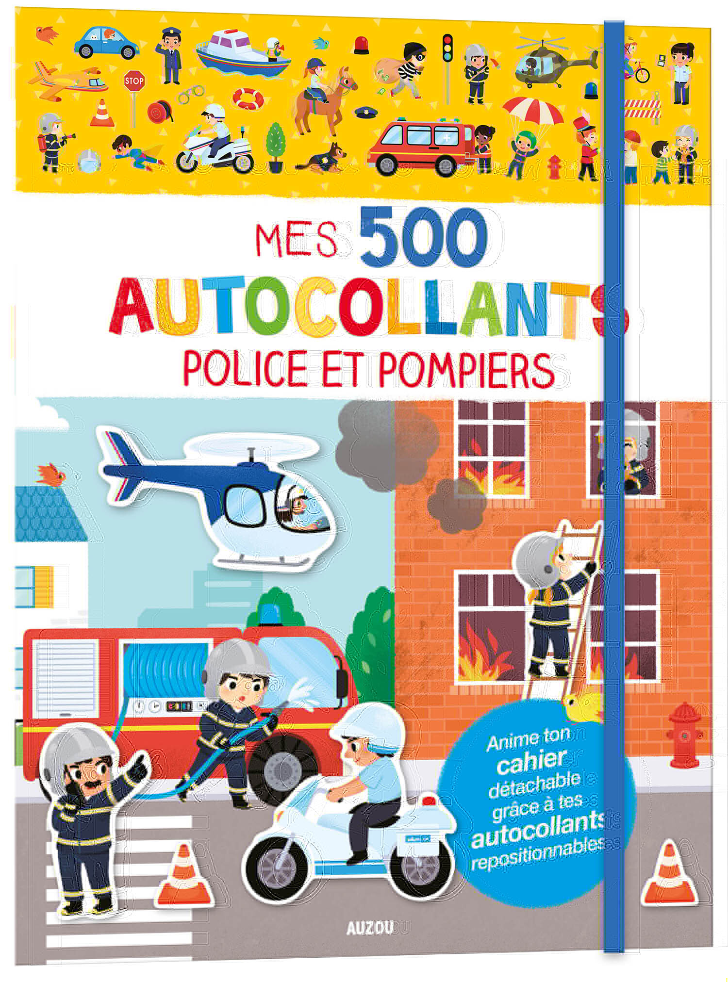 MES 500 AUTOCOLLANTS - POLICE ET POMPIERS