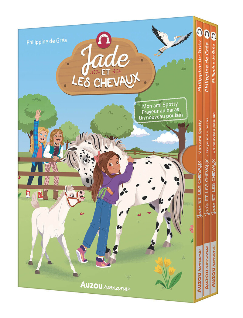 Coffret bibliothèque 1 - jade et les chevaux - tomes 1 à 3