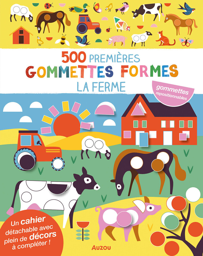 500 premières gommettes formes - La Ferme