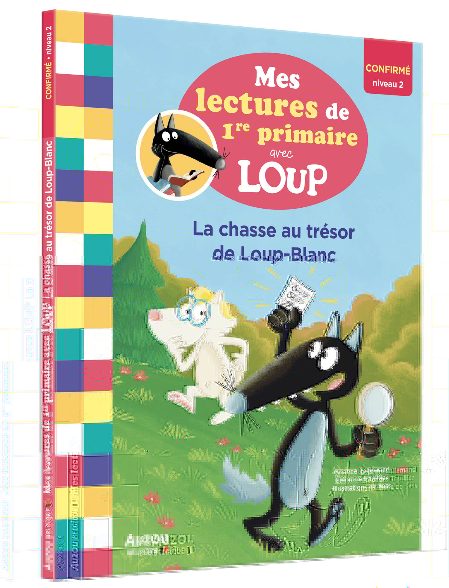 Mes lectures de 1re primaire avec Loup - Mes lectures de 1re primaire avec Loup - La chasse au trésor de loup-blanc