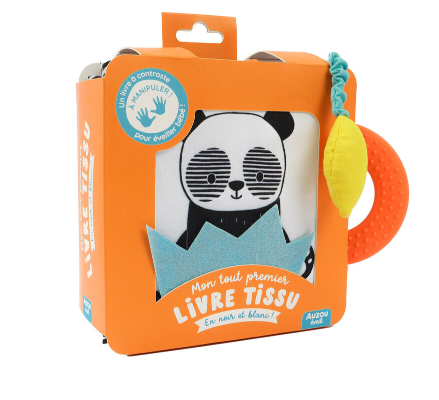 Mon tout premier livre tissu - En noir et blanc !