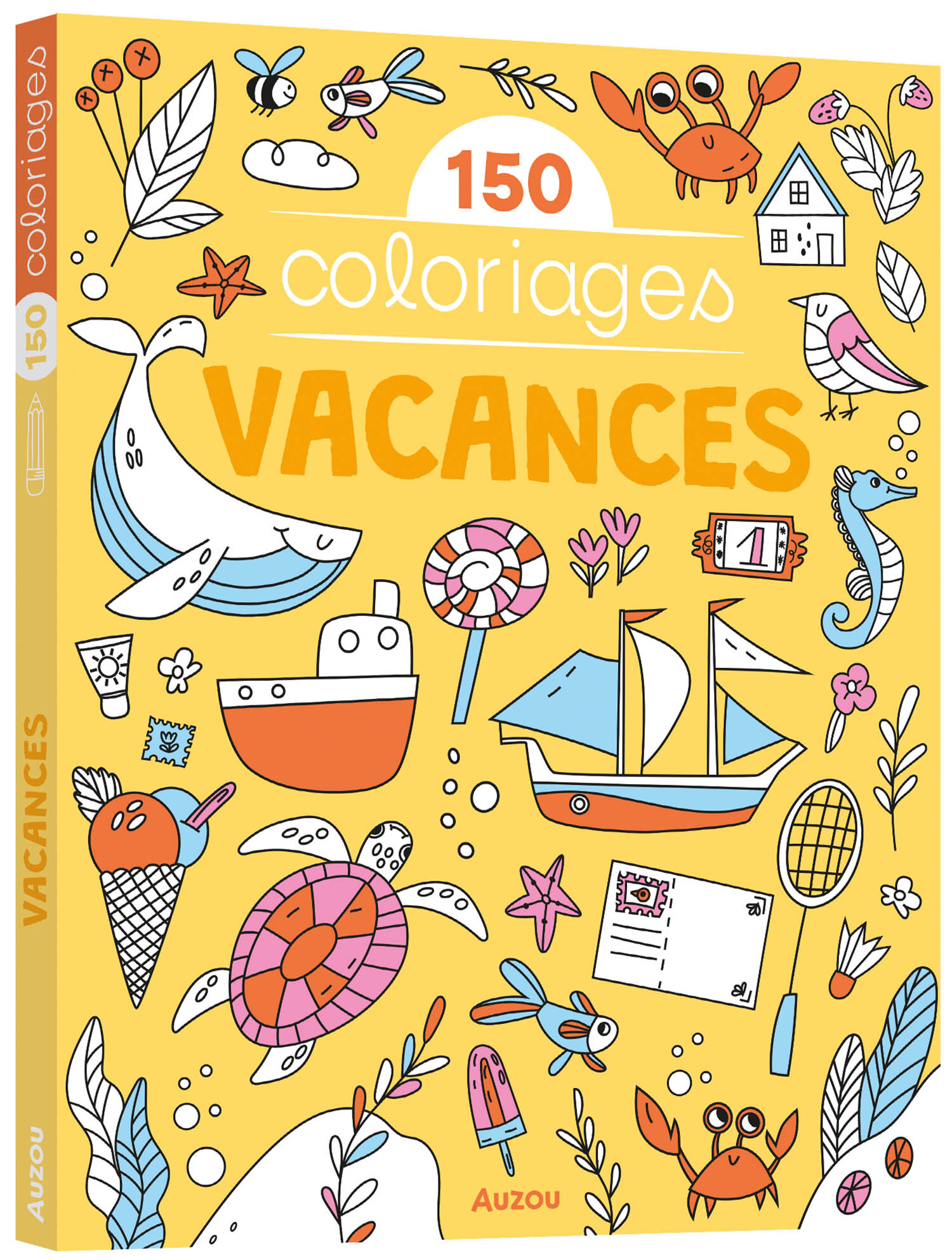 150 coloriages - Vacances