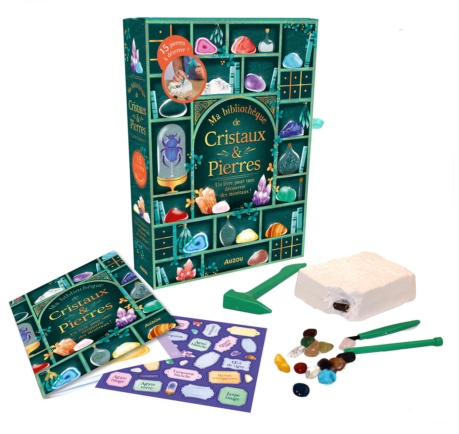 Ma bibliothèque de cristaux et pierres !