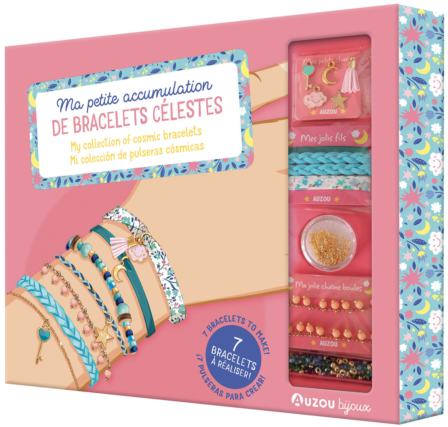 MA PETITE ACCUMULATION DE BRACELETS CELESTES NED - MA BOITE A BIJOUX