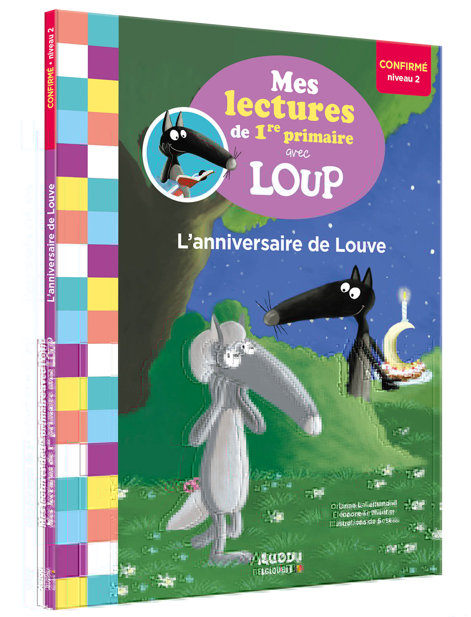 Mes lectures de 1re primaire avec Loup - Mes lectures de 1re primaire avec loup - l'anniversaire de Louve