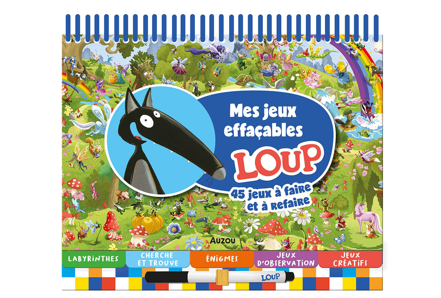MES JEUX EFFACABLES LOUP