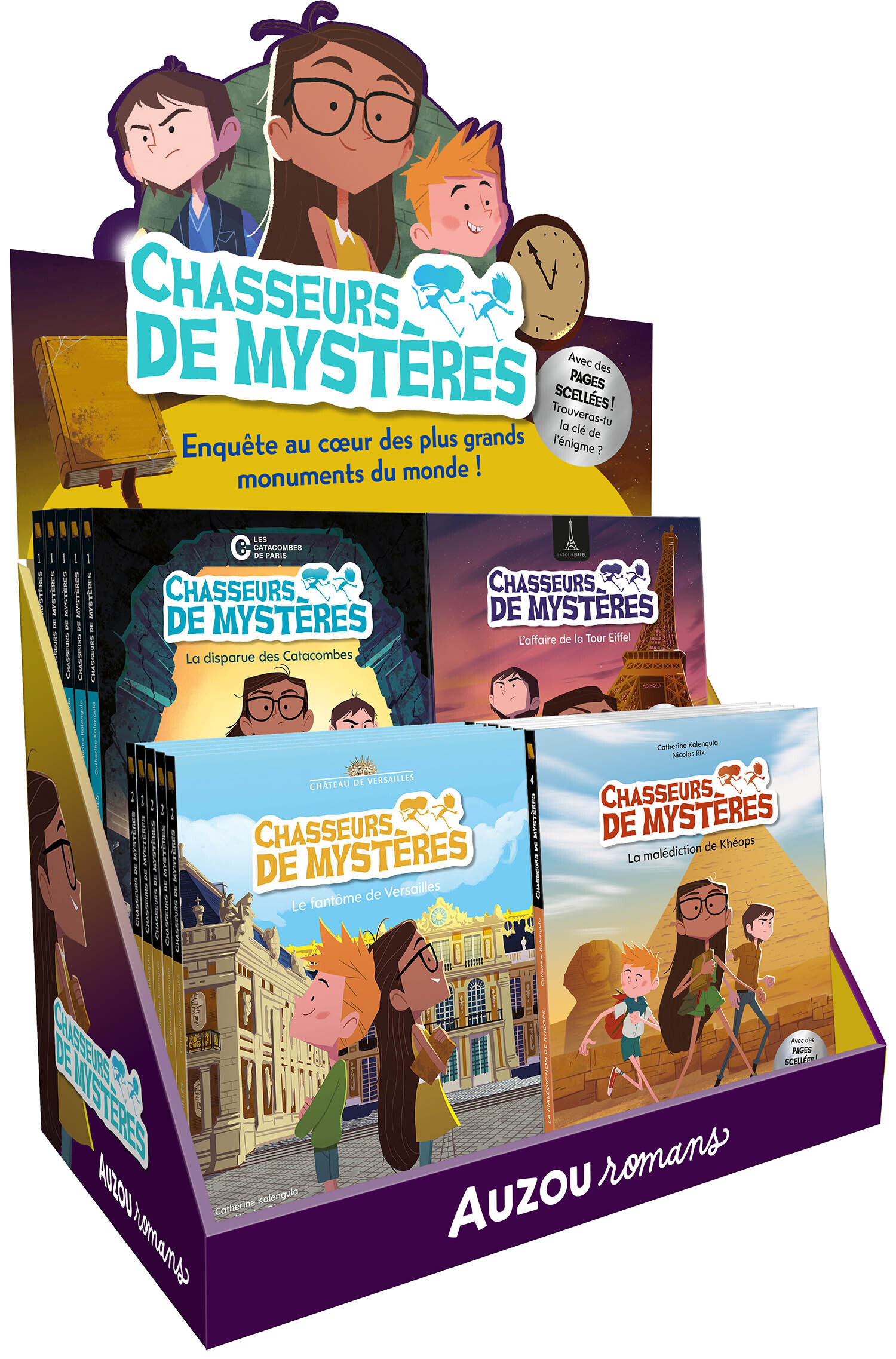 PLV PLEINE DE TABLE - CHASSEURS DE MYSTÈRES - 20 VOL