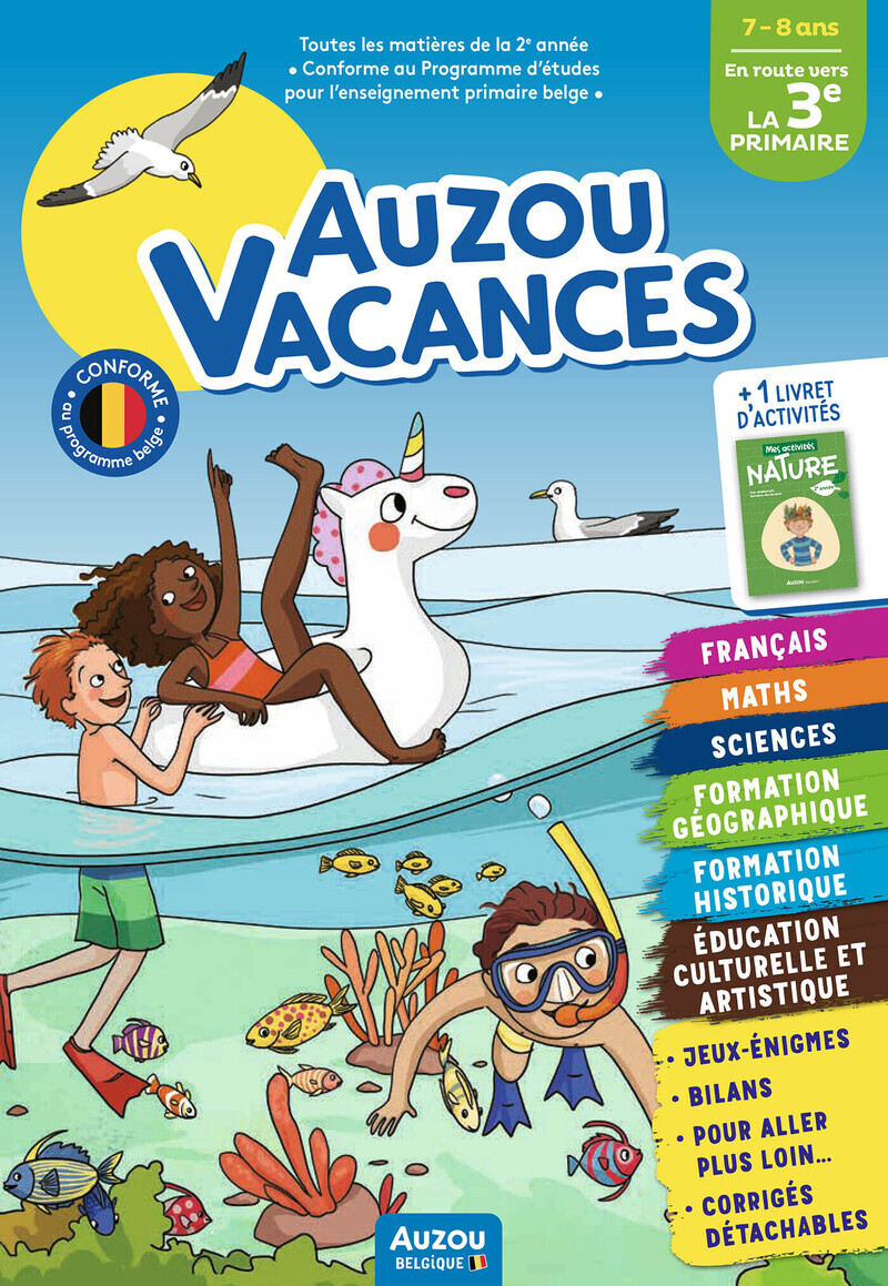 Auzou vacances - En route pour la 3e Primaire