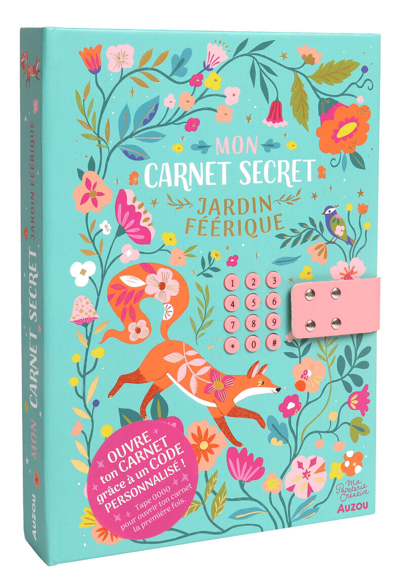 Mon carnet à secret - jardin féérique