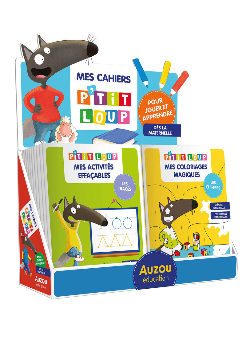 Comptoir Auzou cahiers P'tit Loup - 0422 20 volumes