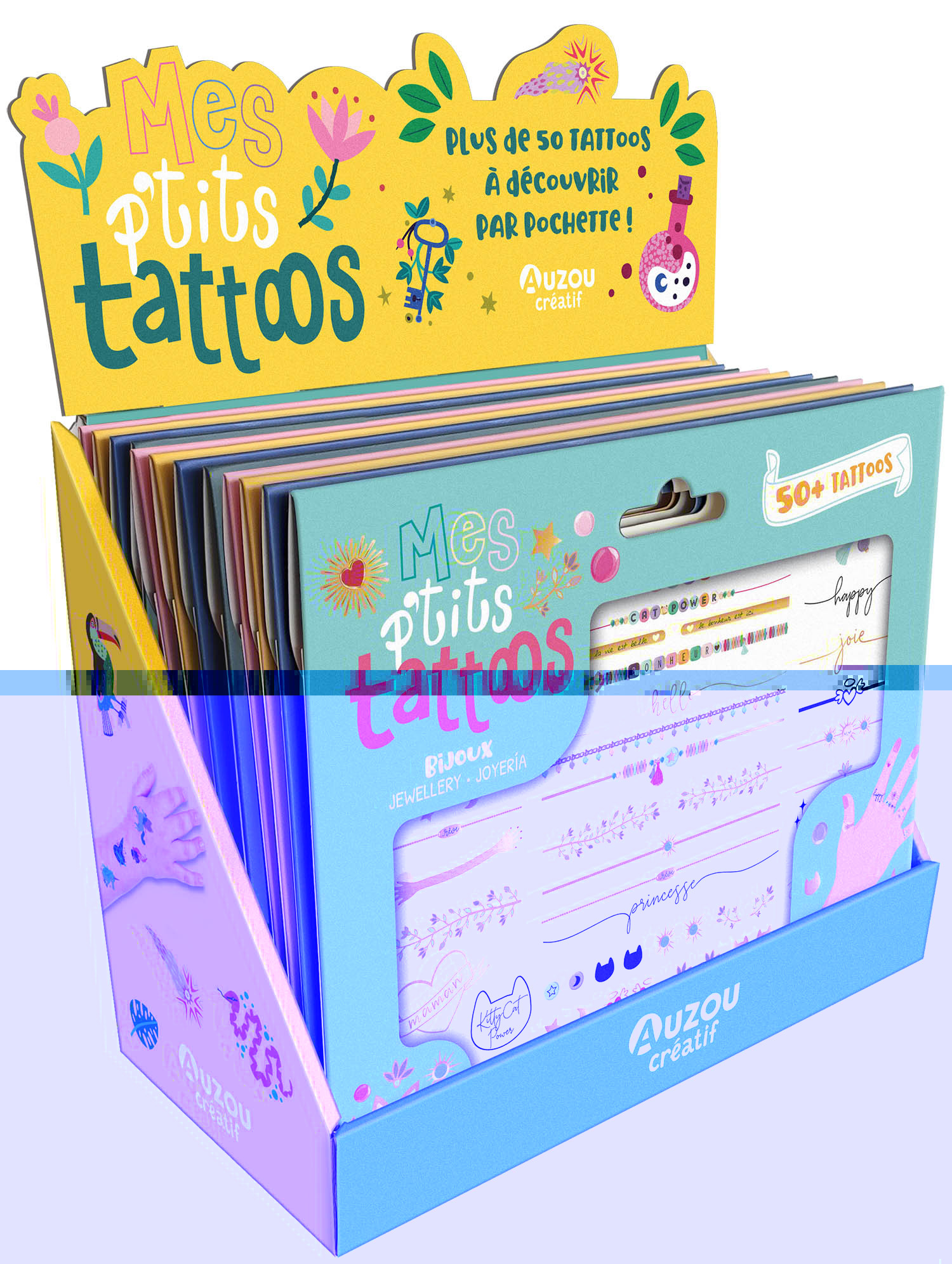 PLV PLEINE DE TABLE - MES P'TITS TATTOOS - 20 VOLUMES