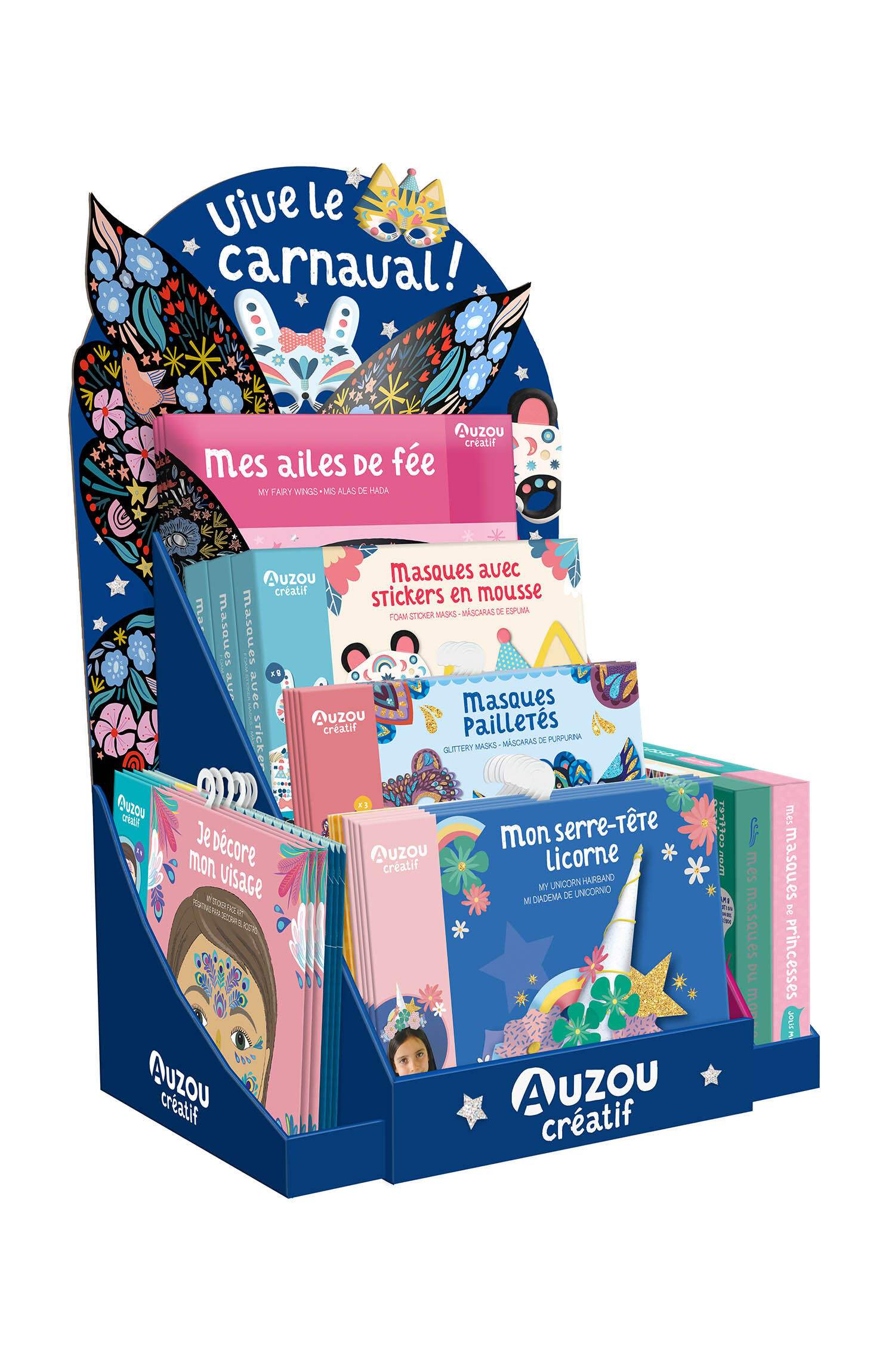 PLV PLEINE DE TABLE - CARNAVAL - 24 VOLUMES