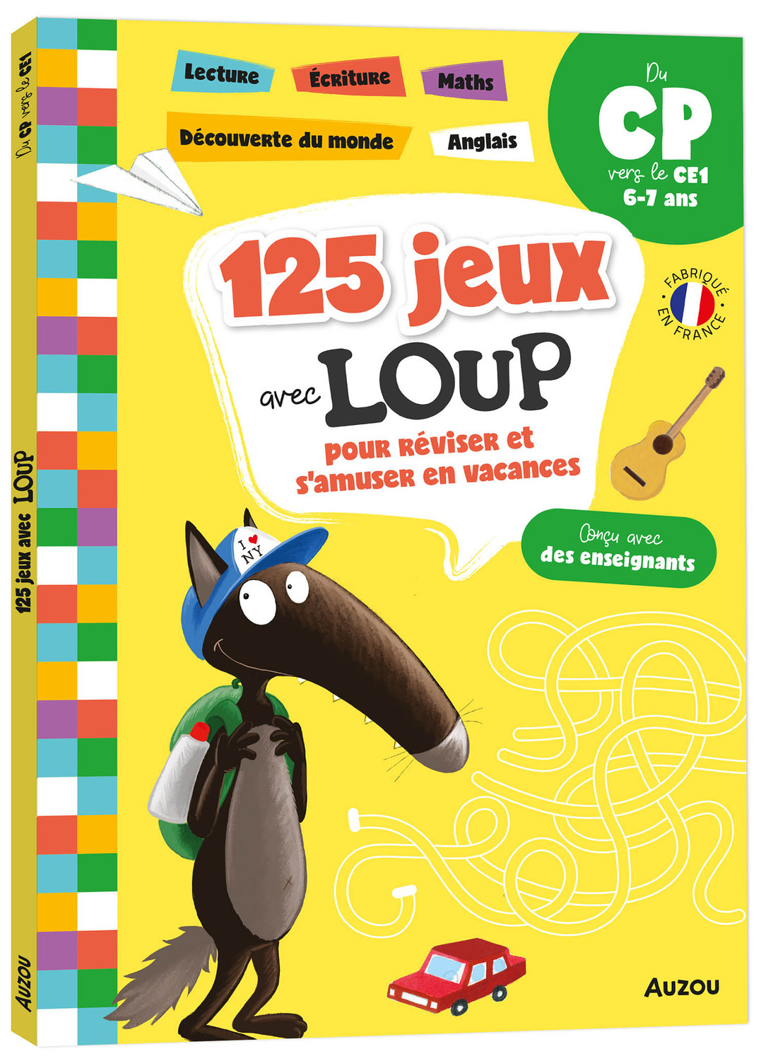 125 JEUX AVEC LOUP - CP A CE1