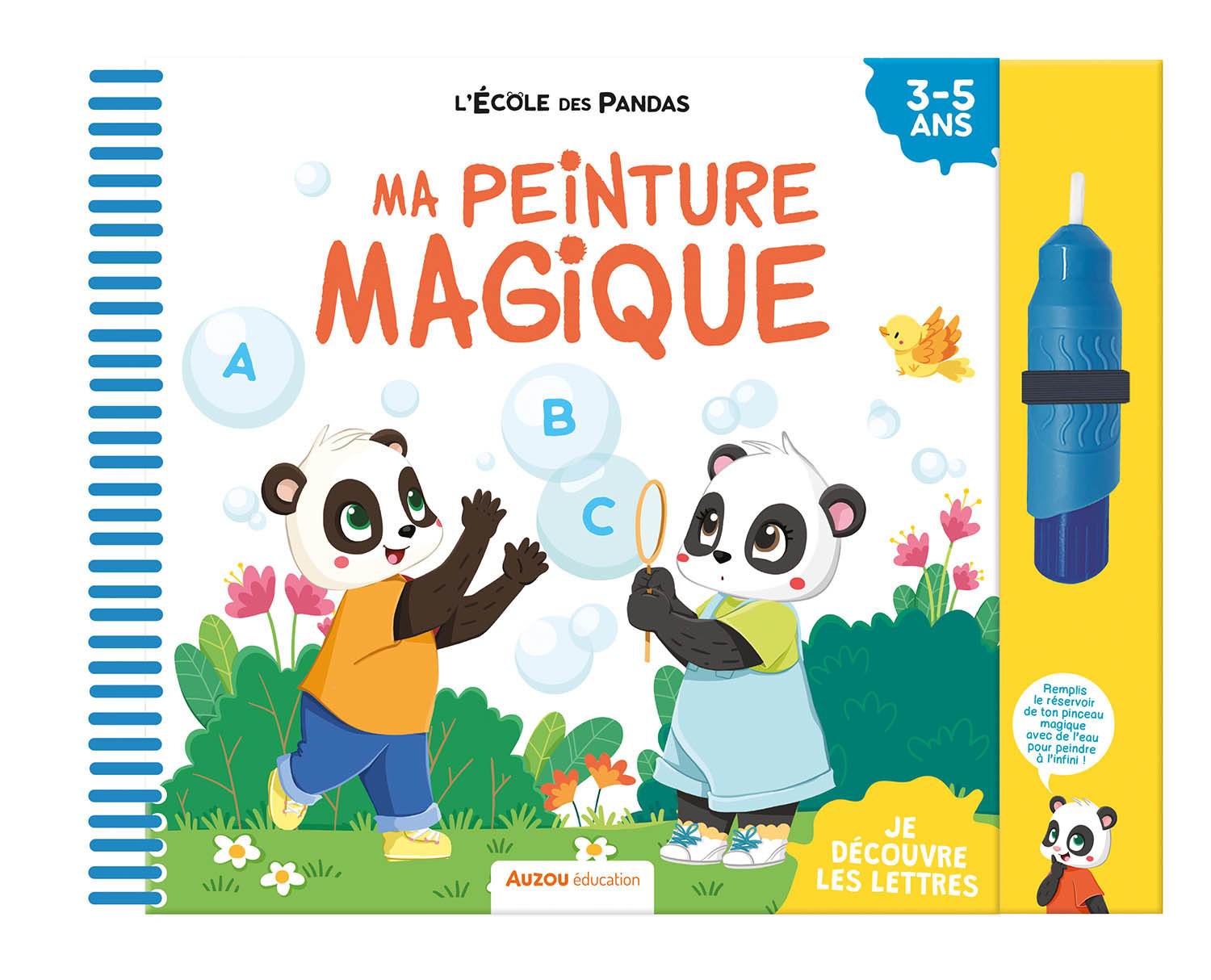 L'ECOLE DES PANDAS - MA PEINTURE MAGIQUE - LETTRES