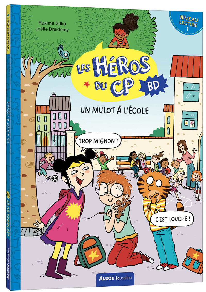 Les héros du CP en bd - niveau 1 - Un mulot à l'école