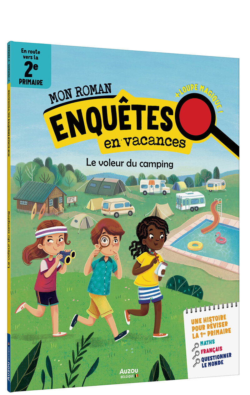 Mon roman enquêtes en vacances - En route vers la 2e primaire - Le voleur du camping