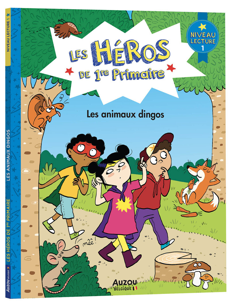 Les héros de 1re primaire - niveau 1 - les animaux dingos