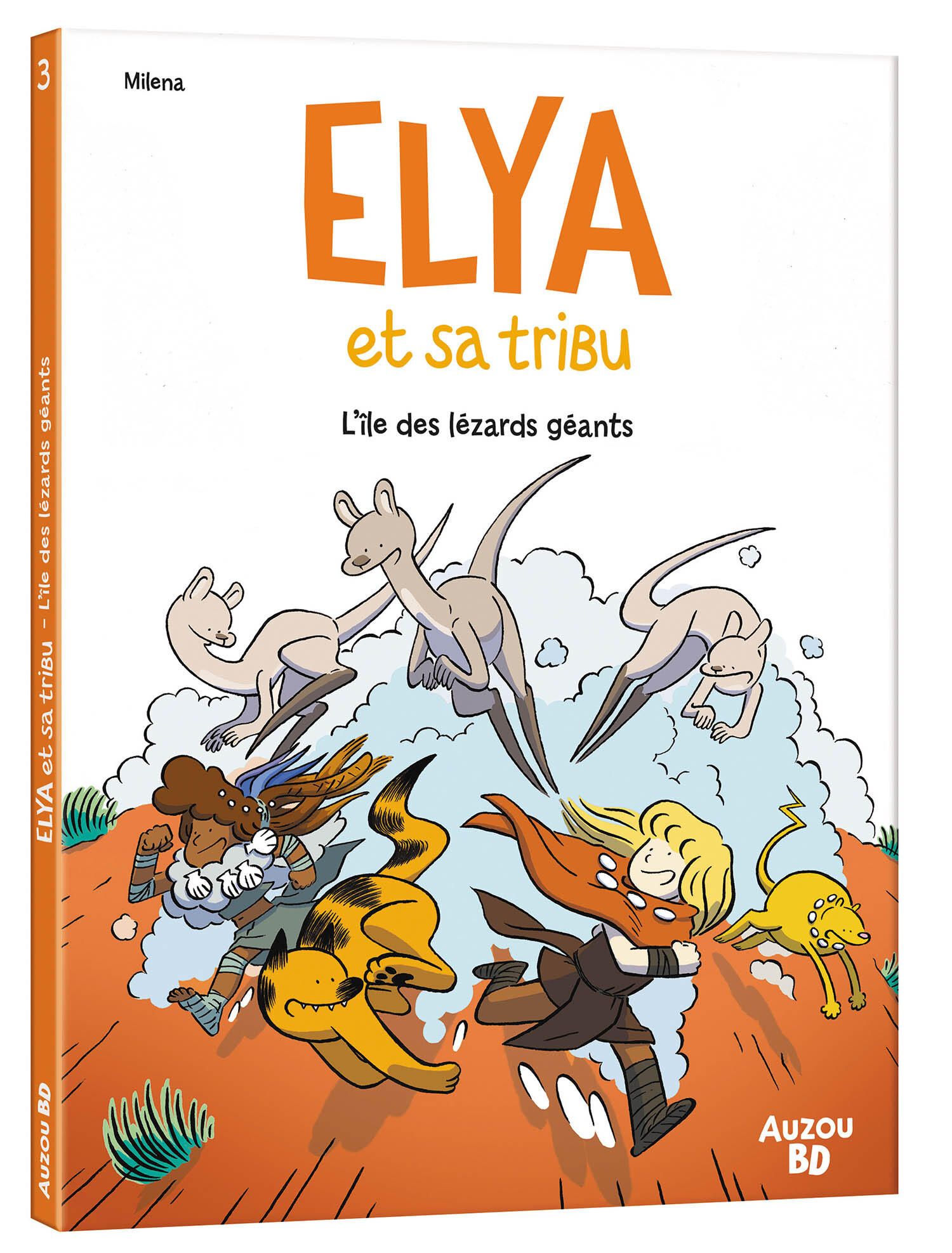 Elya et sa tribu - Tome 03 L'île des lézards géants
