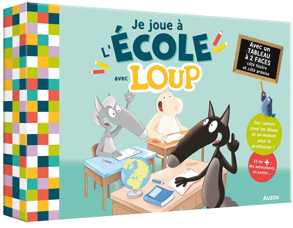 Je joue à l'école avec loup