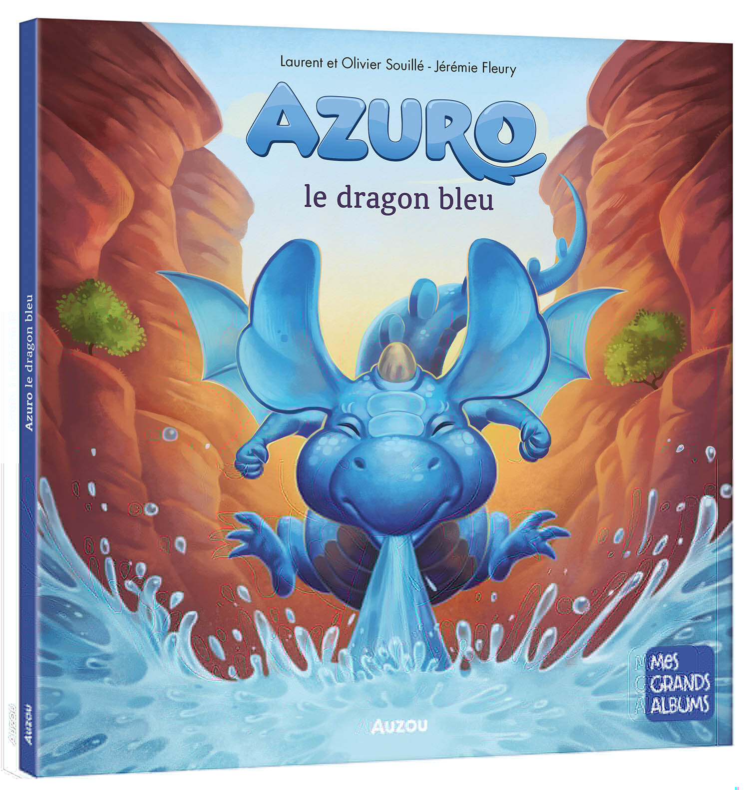 Azuro le dragon bleu
