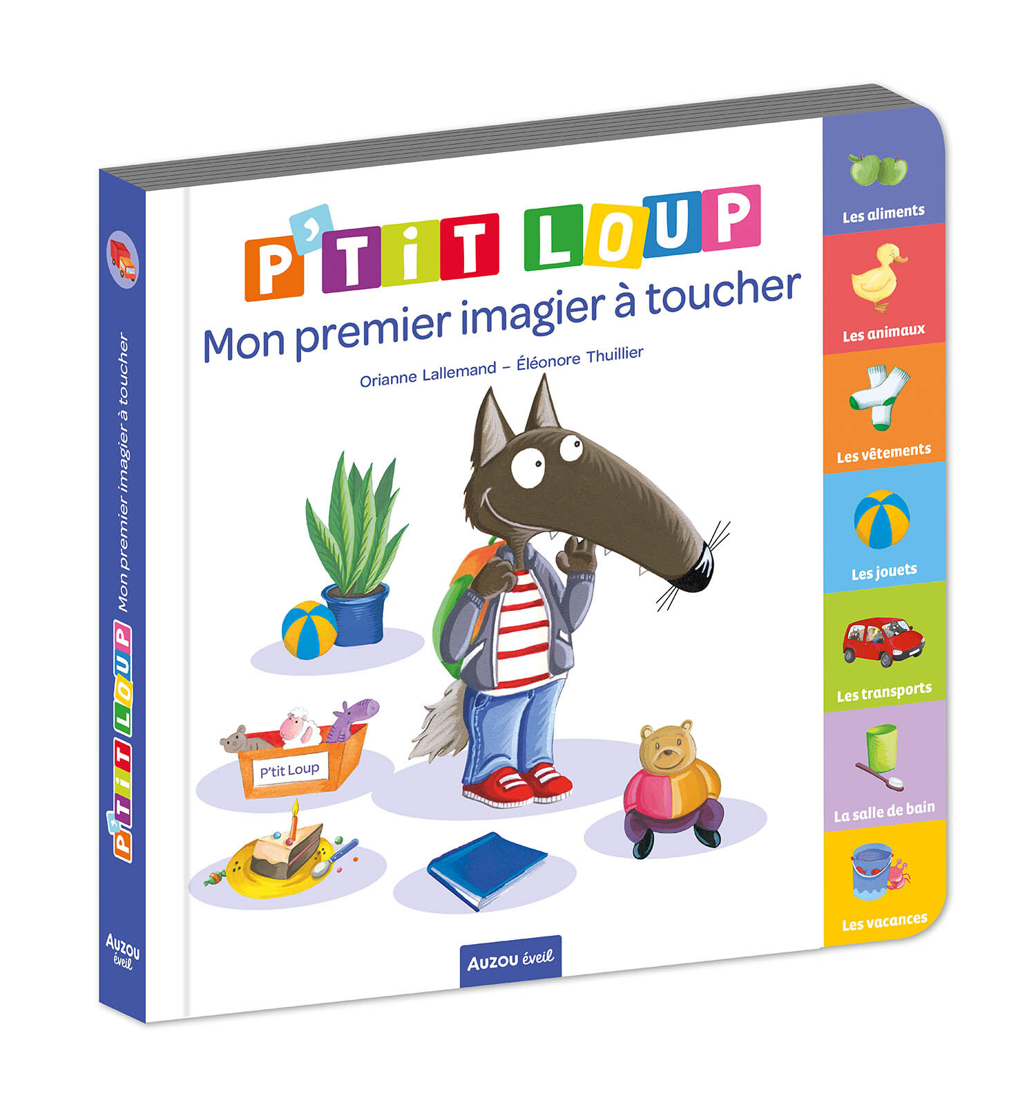 P'tit loup - Mon premier imagier à toucher Ned