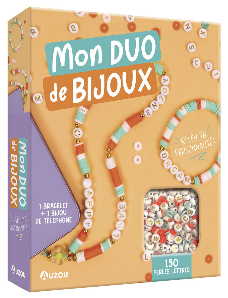 Mon duo de bijoux - 1 bracelet + 1 bijou de téléphone - Révèle ta personnalité !