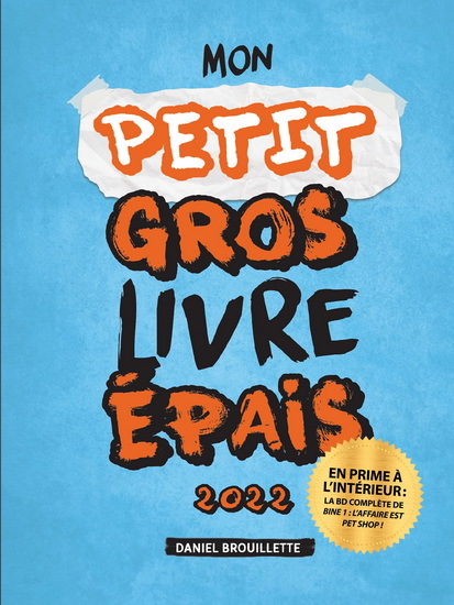 MON PETIT GROS LIVRE EPAIS 2022