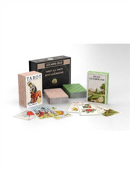 Coffret mini-jeux : Tarot AE Waite - Petit Lenormand